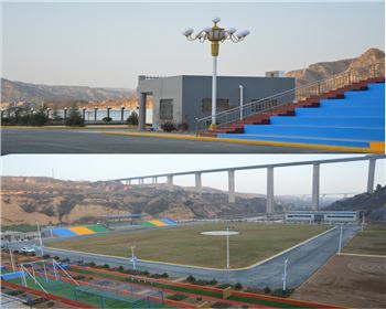 廣場(chǎng)高桿燈、中華燈-陜西渭南合陽(yáng)特警訓(xùn)練基地廣場(chǎng)照明